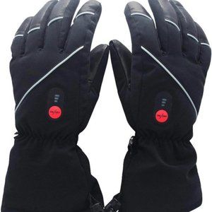 SAVIOR HEAT Heated Gloves-Men Women Rechargeable Electric Heated Gloves-Large